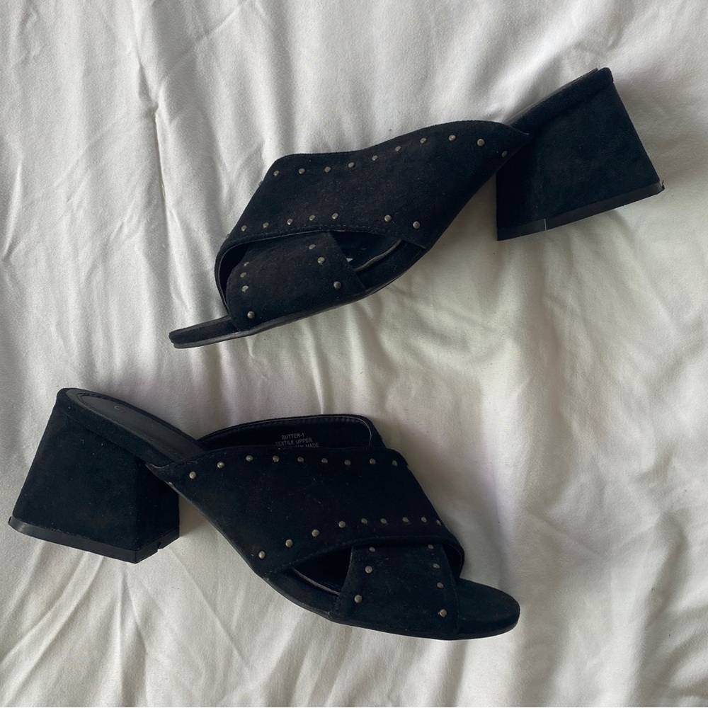 Chase + Chloe Butter Studded Heel Sandal